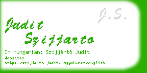 judit szijjarto business card